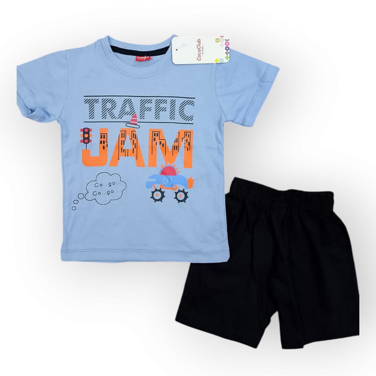Trafic Jam light blue nicker suit