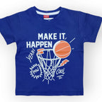 Make it happen Blue boys T shirt