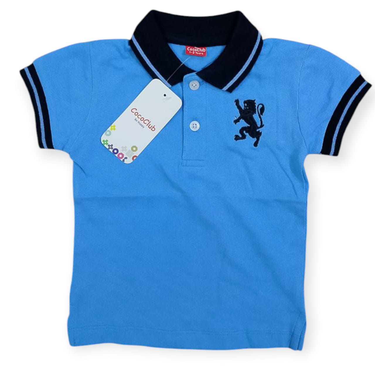 Blue and Black Polo
