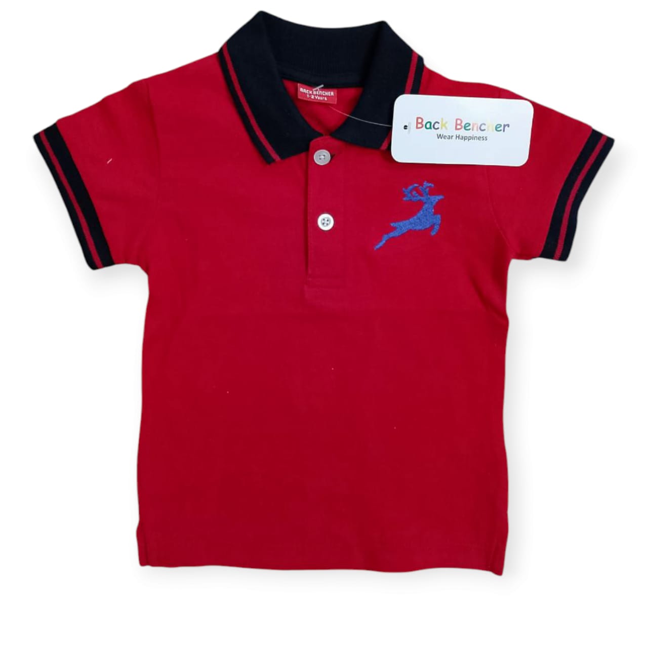 Red and Black Polo