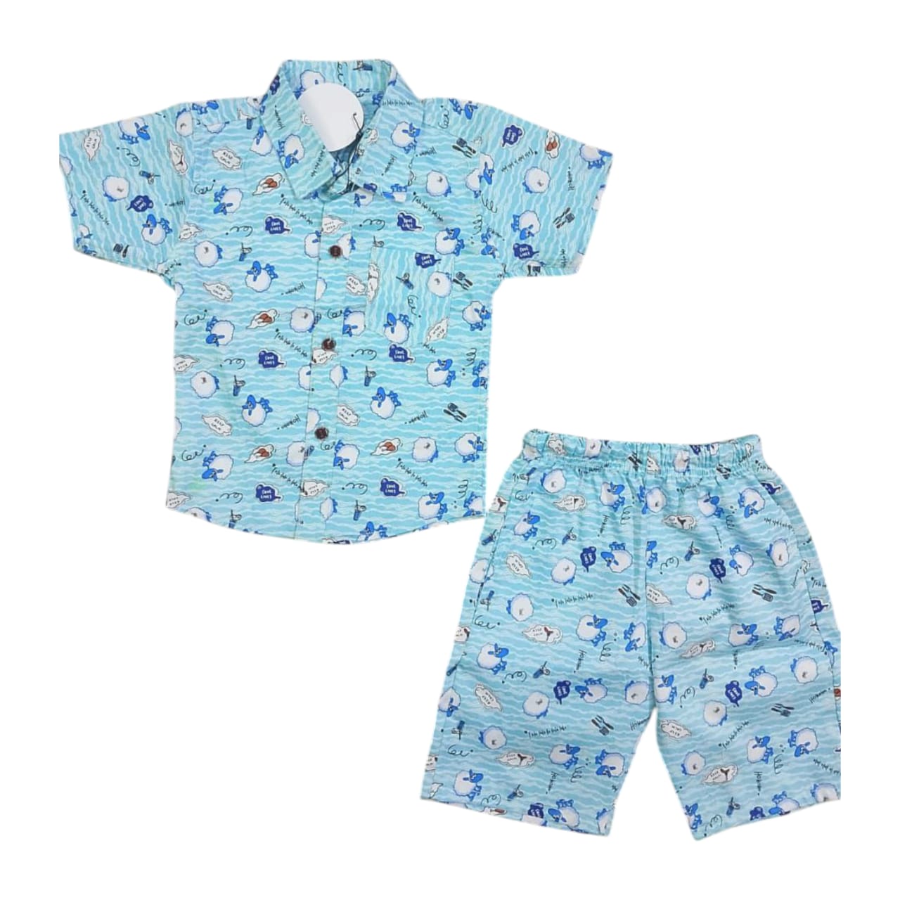 Animal Print Boys Nicker Suit