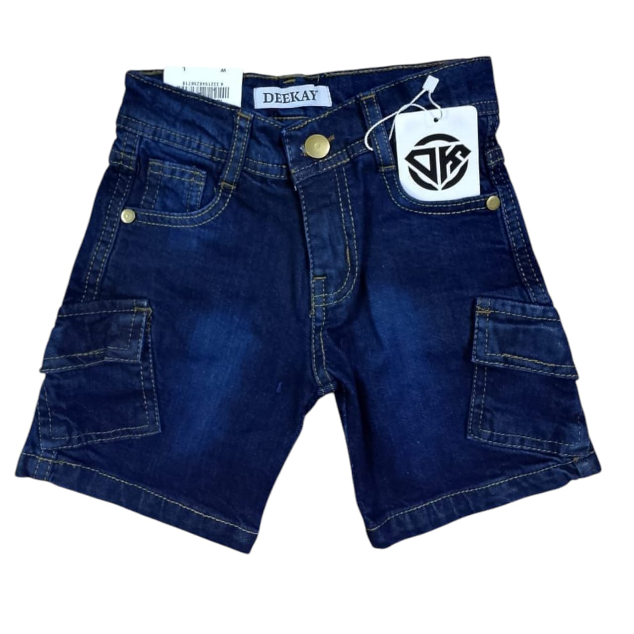 Dark Blue Boys Denim Shorts