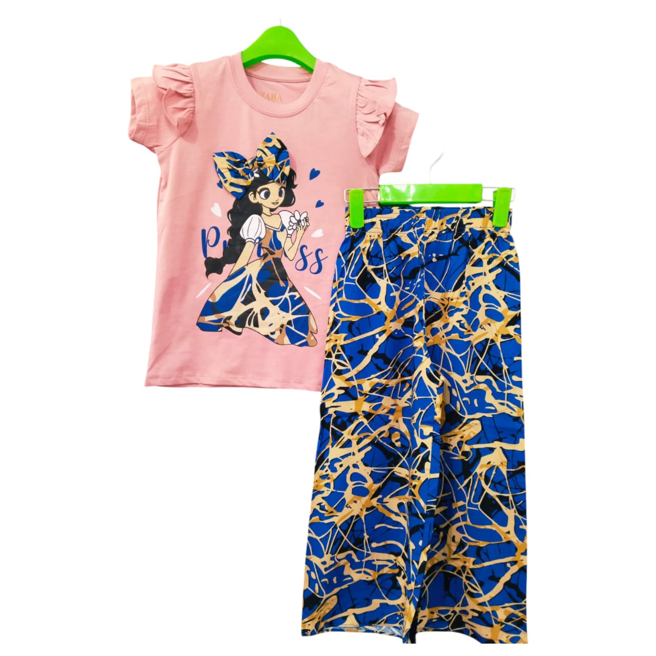 Pink Princes Plazo Suit