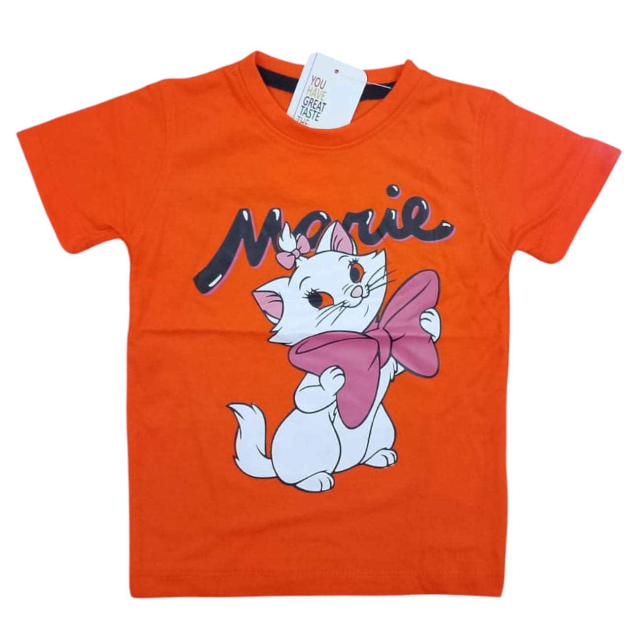 Orange Minnee Girls T Shirt