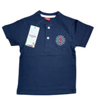 Blue Spider Henley Shirt
