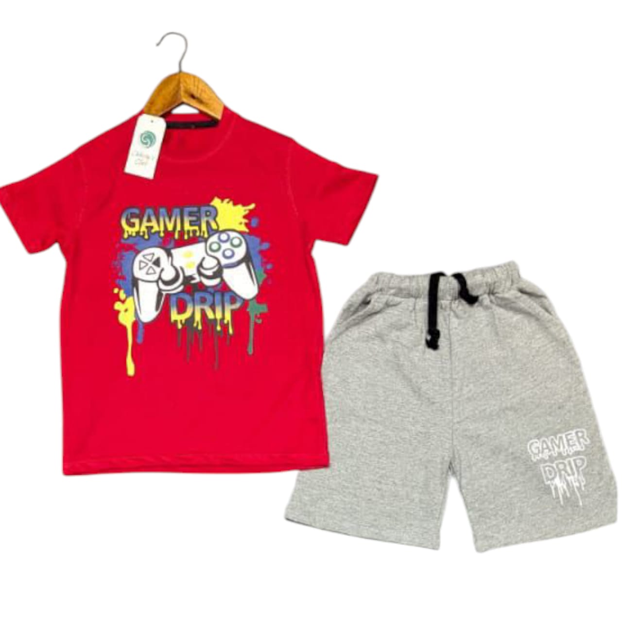 Gamer Drip Red Nicker Suit
