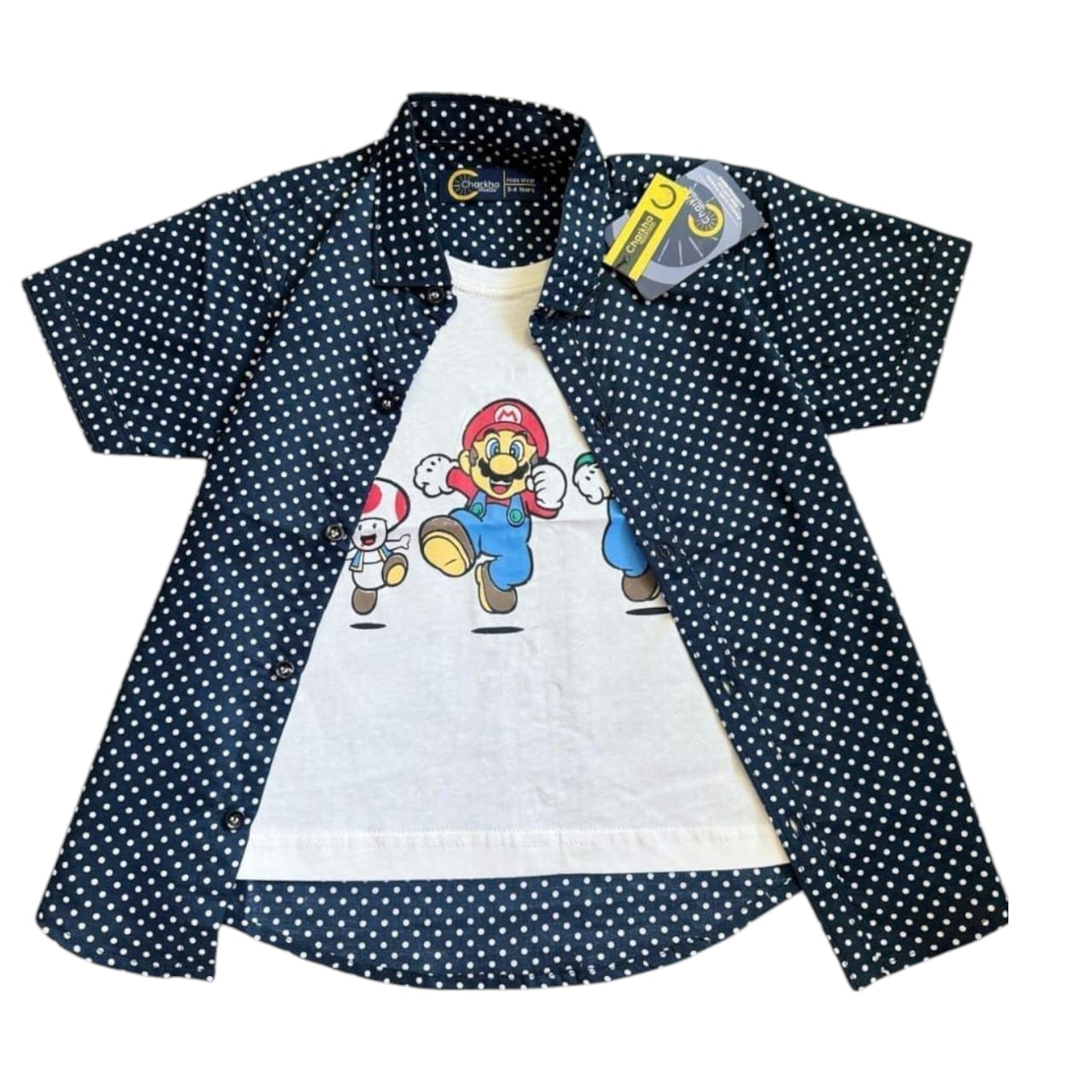 Mario Boys Double Shirt