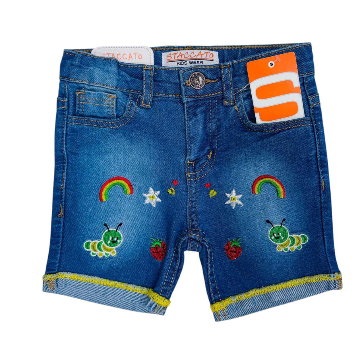 GIrls Embroidered Shorts