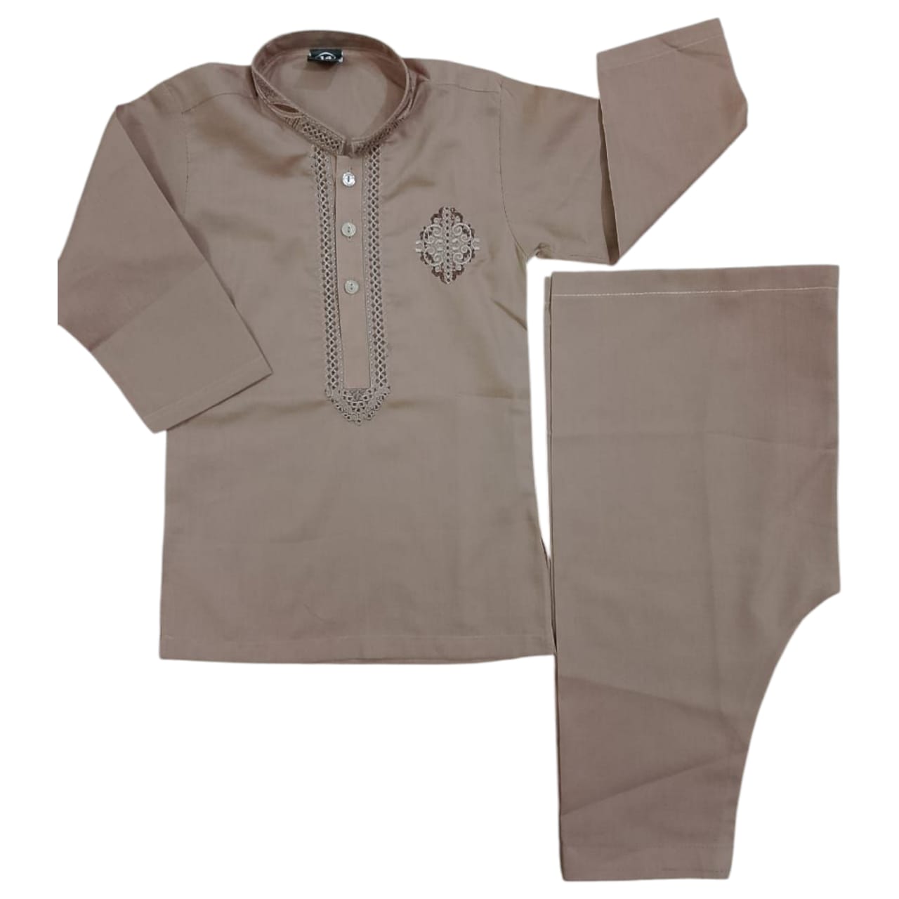 Brown Boys Kurta Shalwar