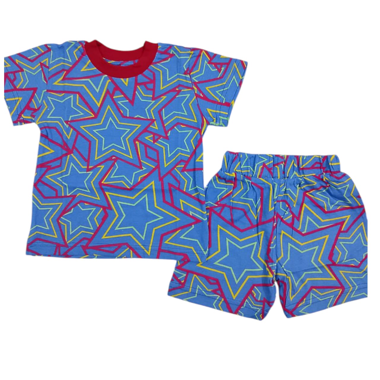 Blue and Red boys Nicker suit