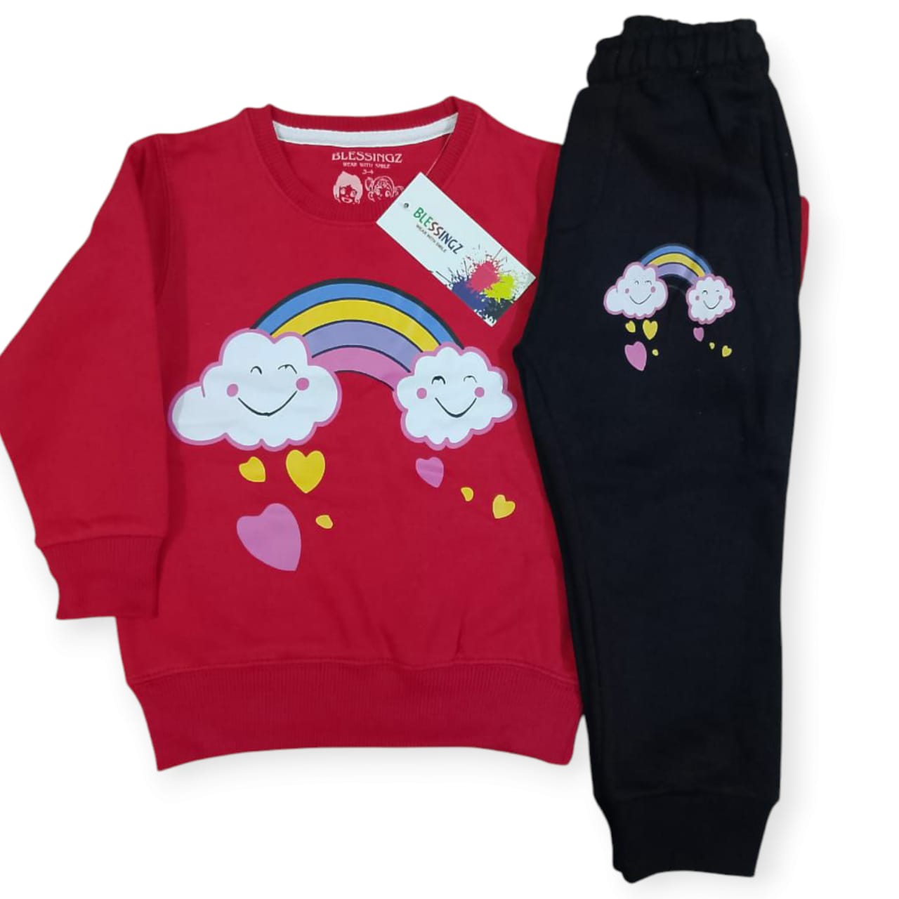Red Rainbow Winter Tracksuit