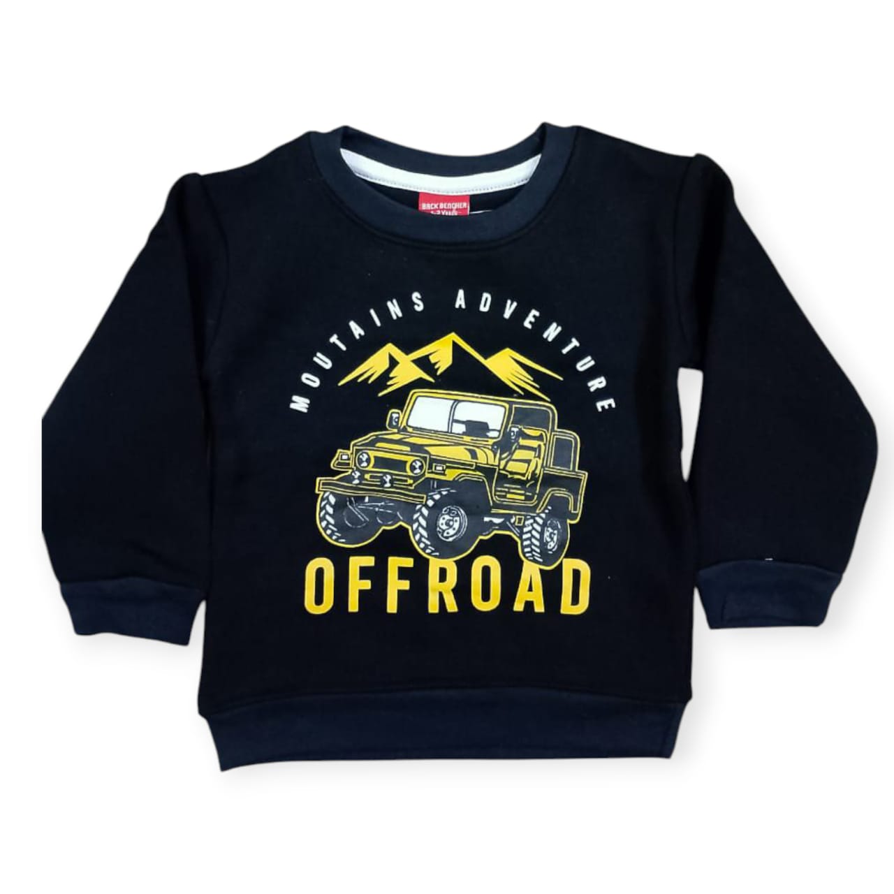 Black Off road Boys Sweatshirt