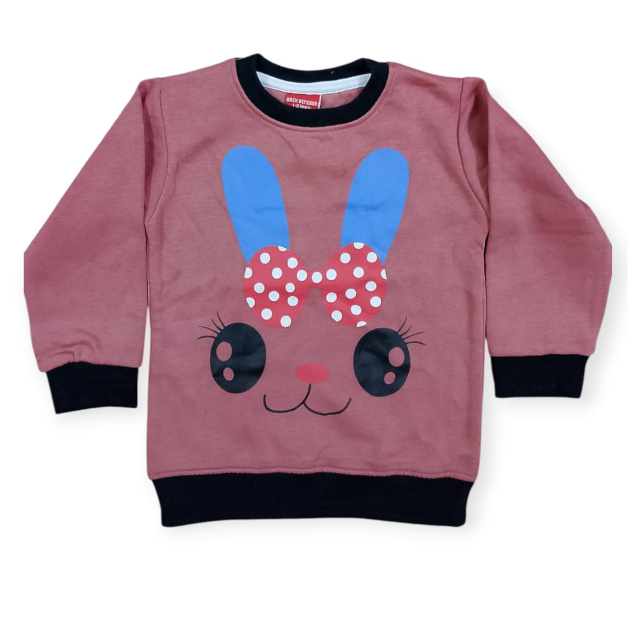 Cute Bunny Girls Sweatshirt