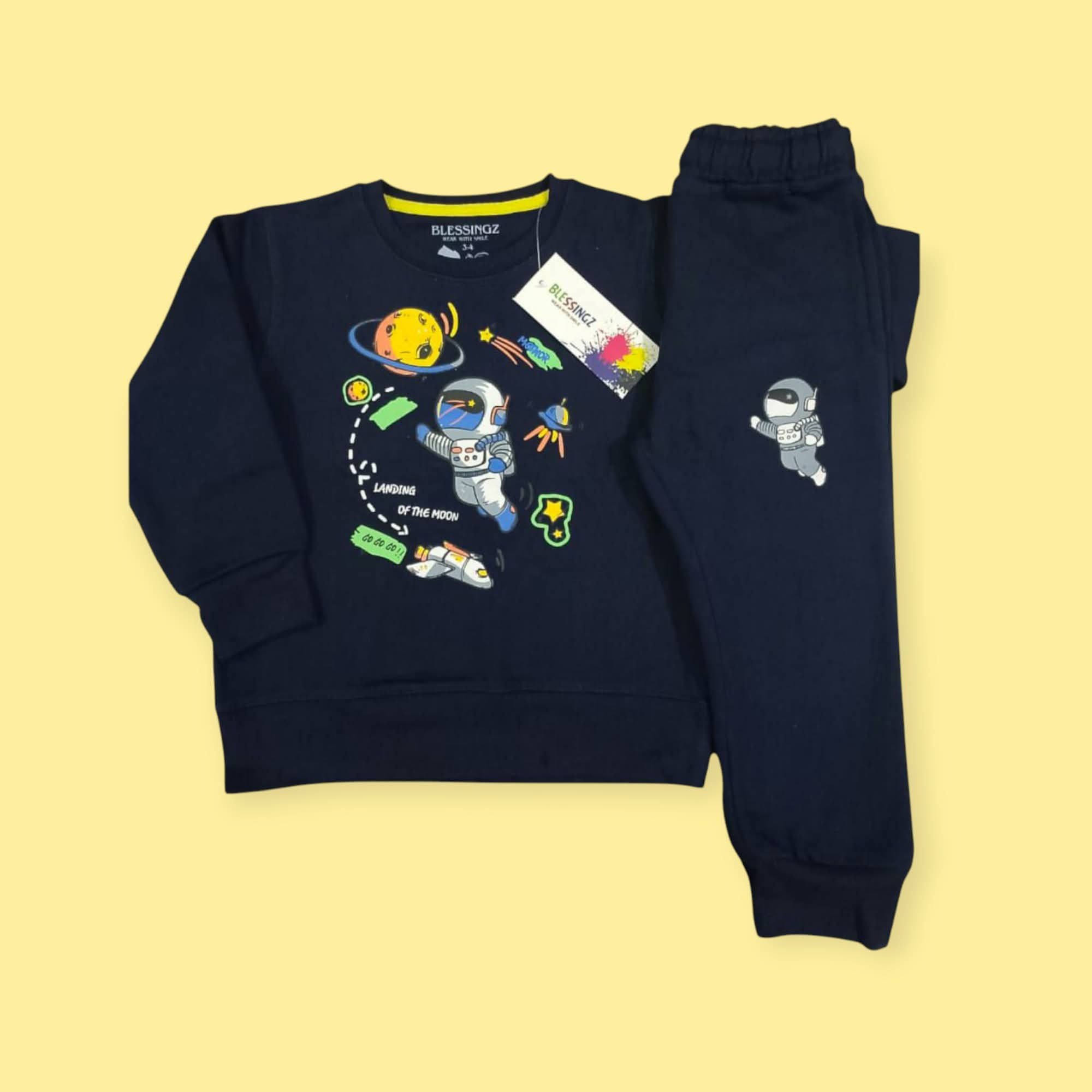 Navy Astronaut Winter Track Suit