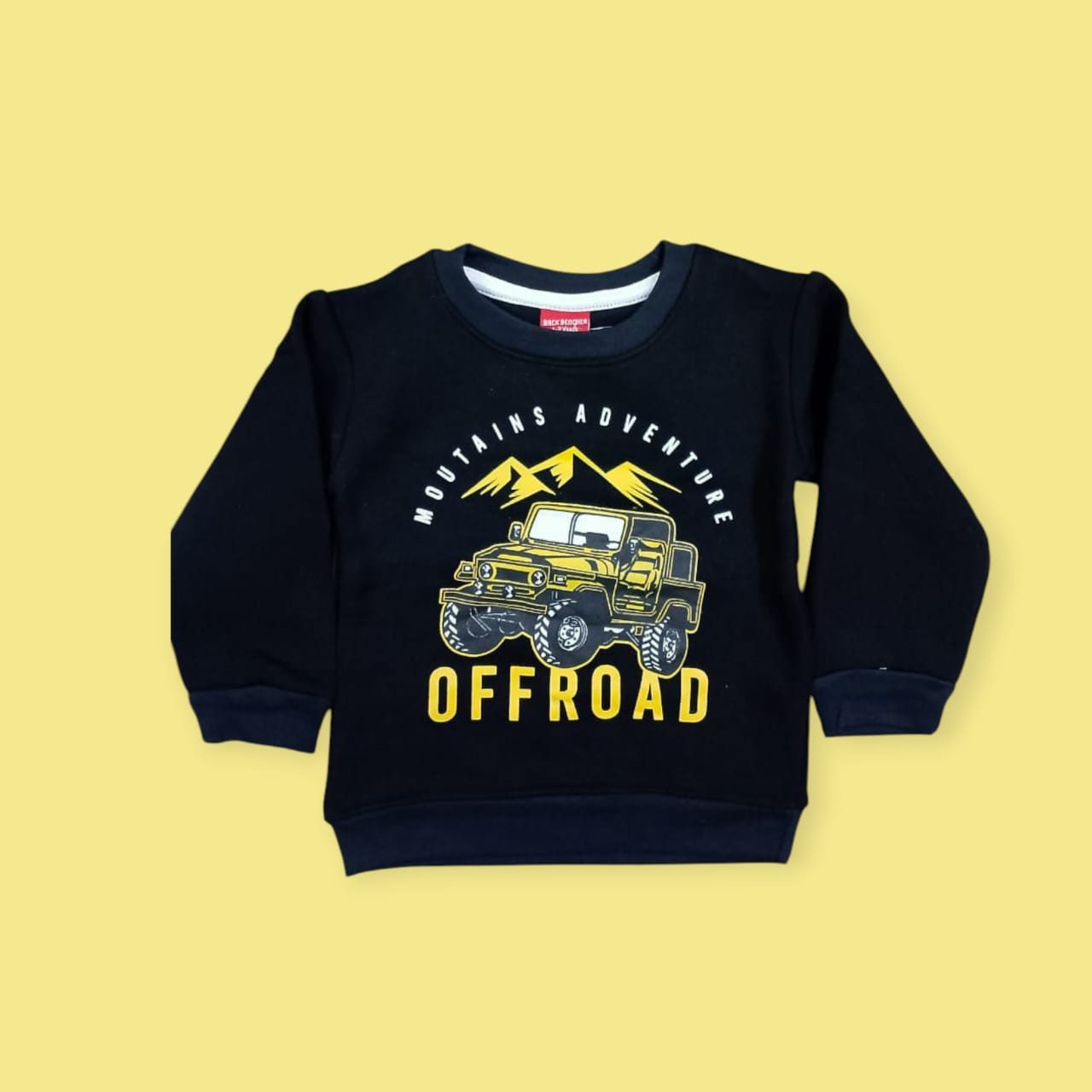Black Offroad Winter Sweatshirt