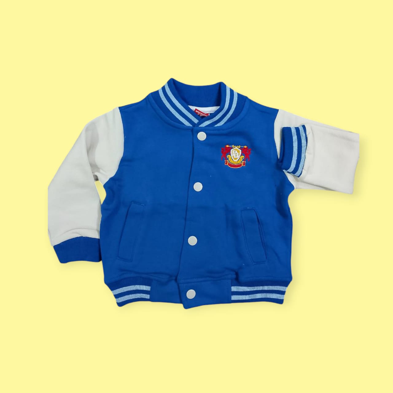 Blue and White Varsity Jackets