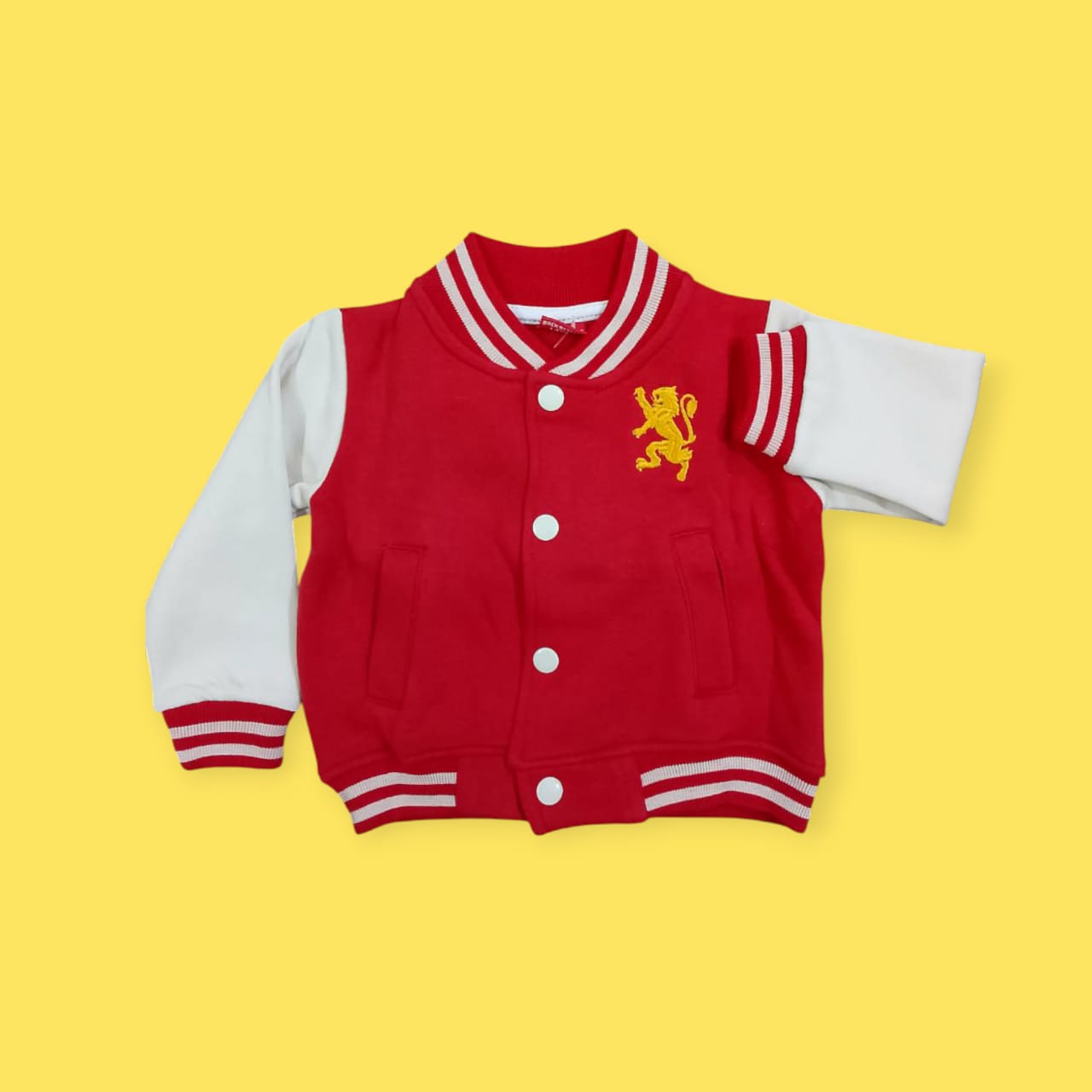 Red and White Varsity jacket