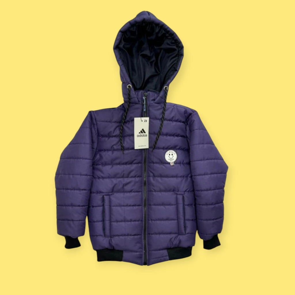 Purple winter Puffer jacket