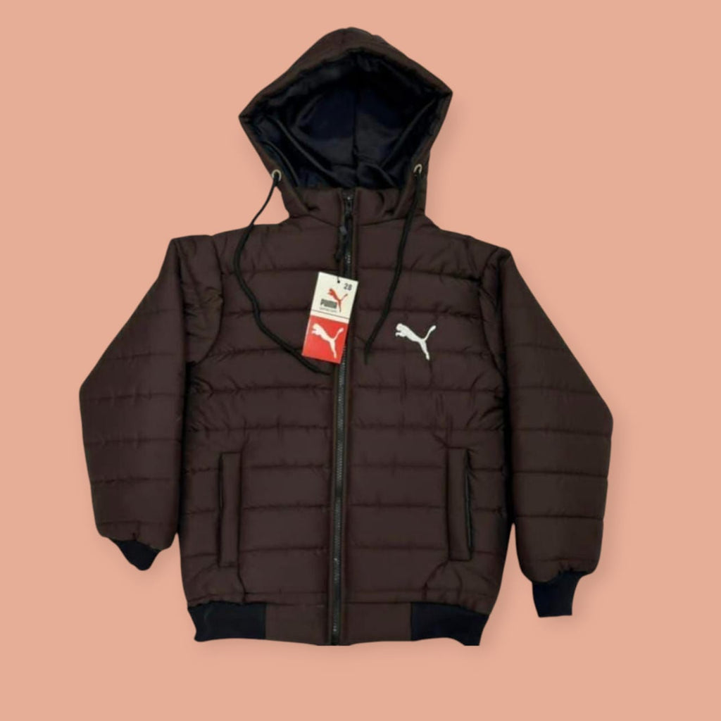 Brown Winter Puffer Jackets