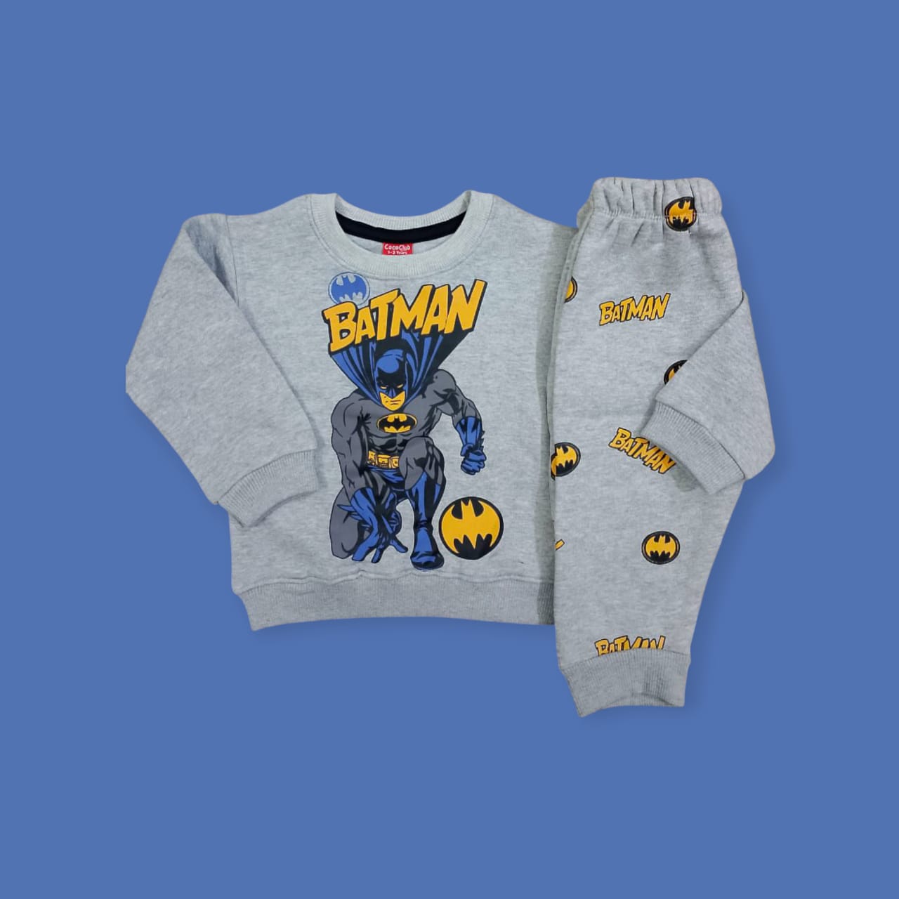 Grey Batman Boys Tracksuit