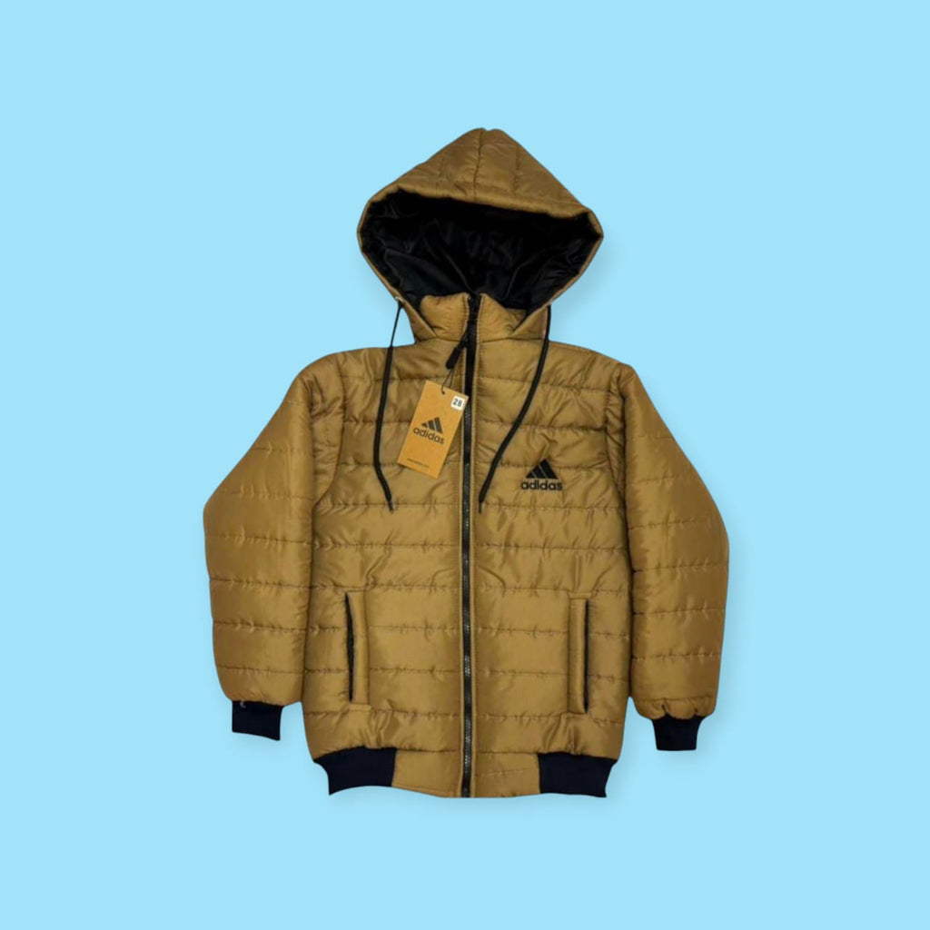 Golden Winter Puffer Jacket