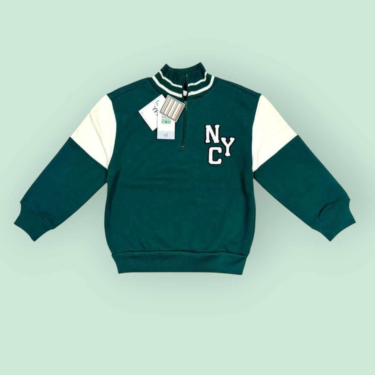 Boys Fleece Mock Neck