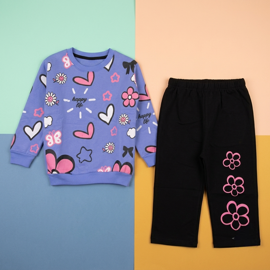 Happy Life Girls Tracksuit