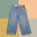 Girls Embroidered Denim