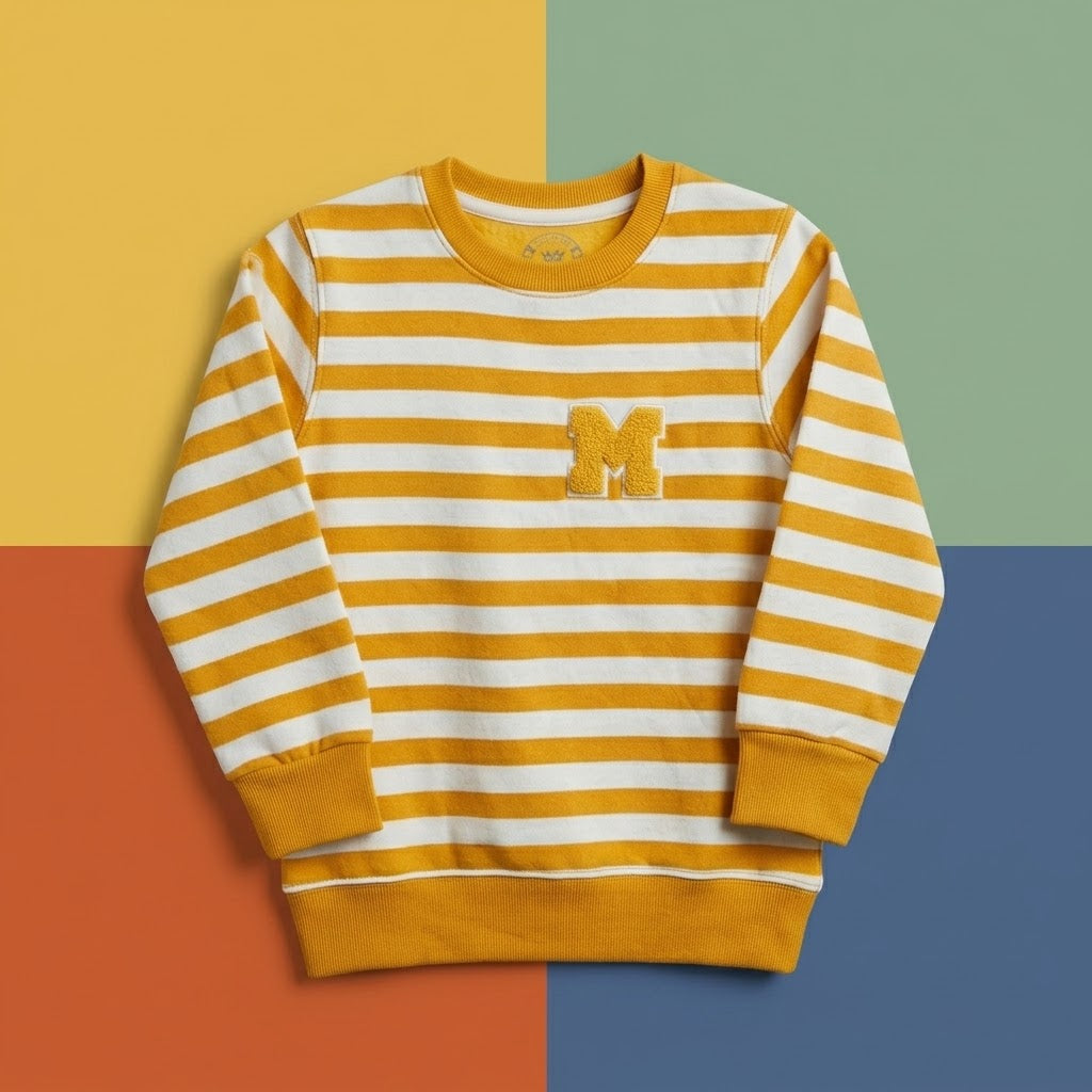Yellow Strip Sweatshirt