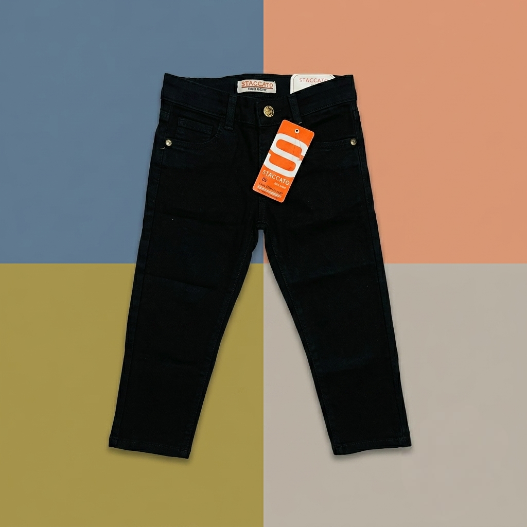 Boys Black Denim