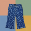 Girls Printed Denim