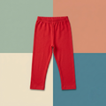 Girls Winter Tights Red