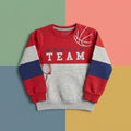 Soccer Team Panel Sweatshirt