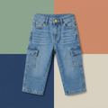 Medium Blue Boys Cargo