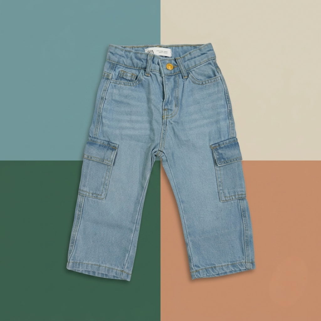 Light Blue Boys Cargo