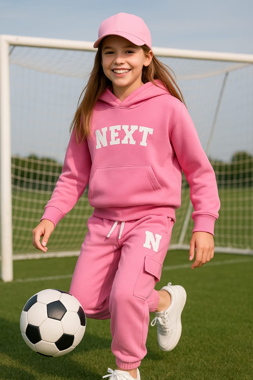 Light Pink next hoodie tracksuit