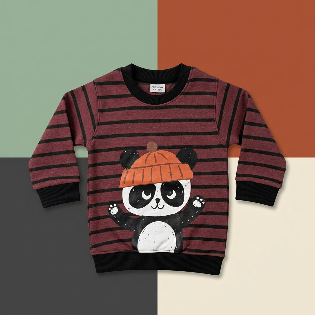 Panda Strips Sweatshirt