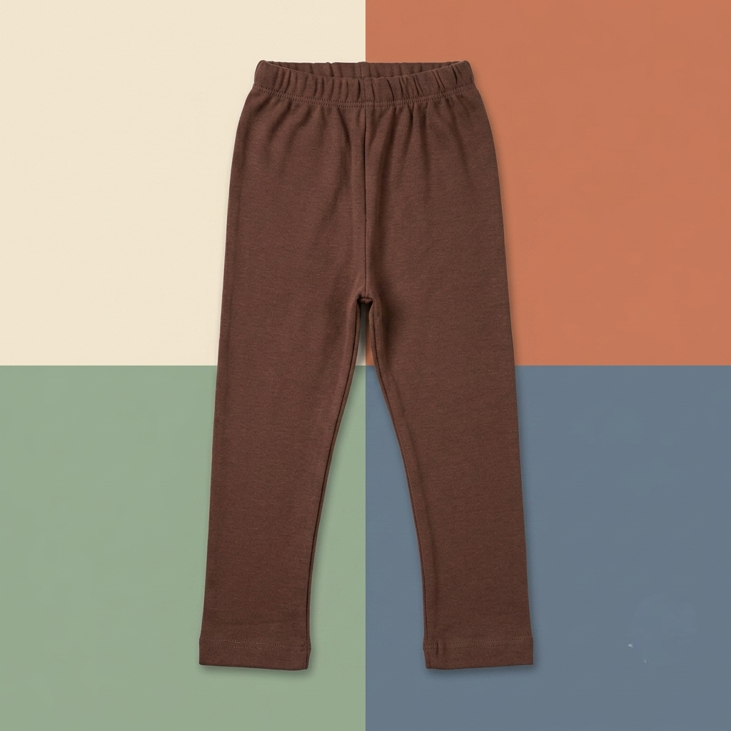 Girls Winter Tights Brown