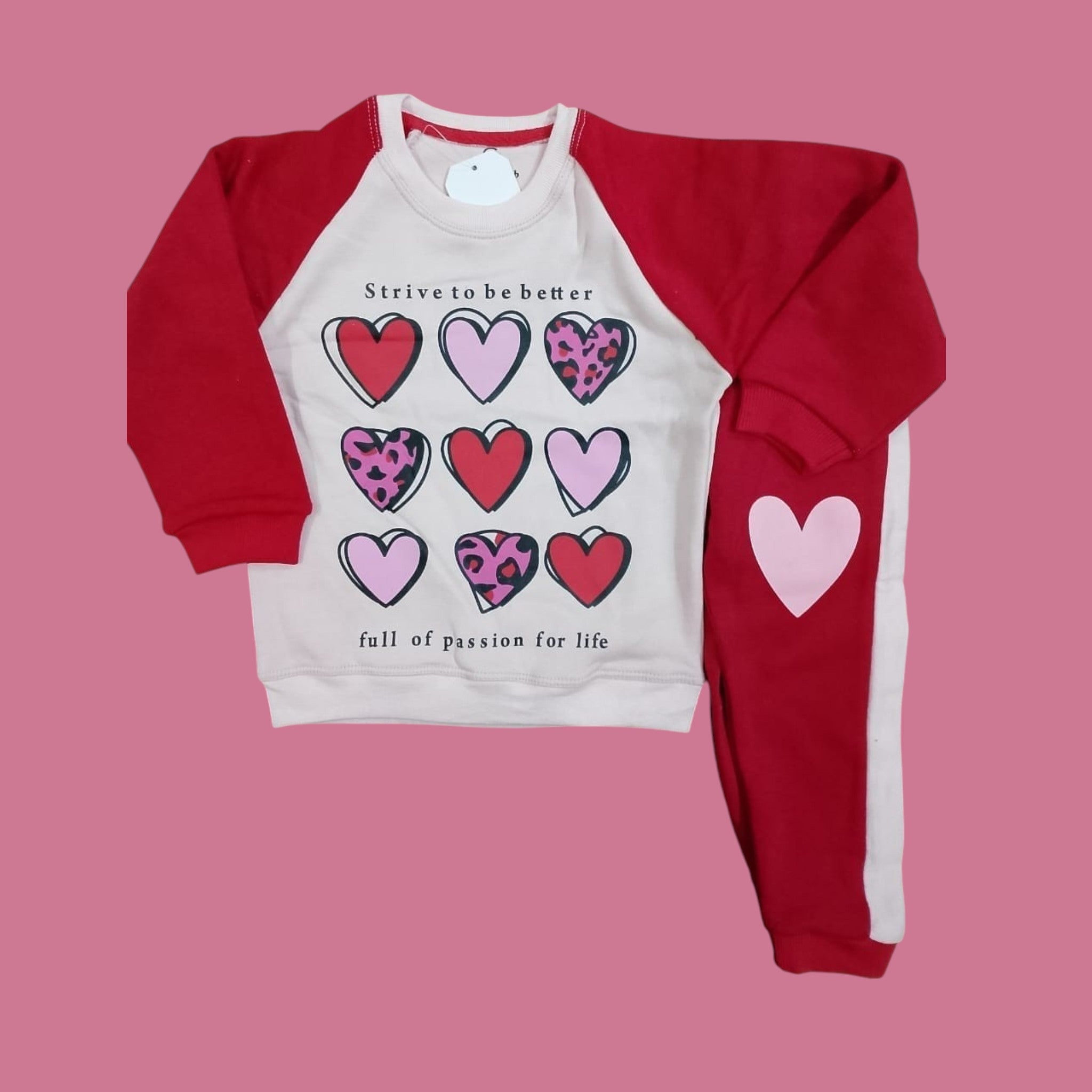 Red Heart Girls Tracksuit