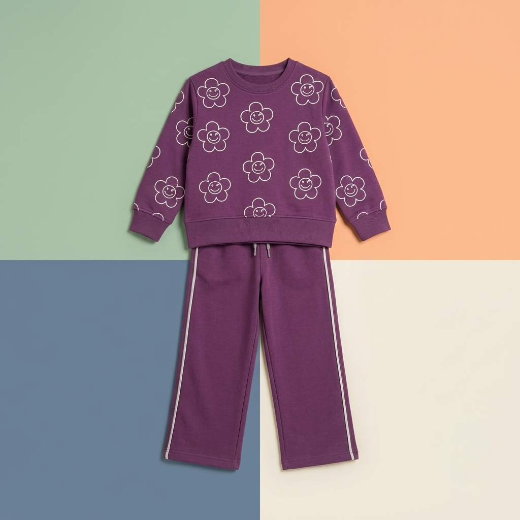 Girls Overall Floral