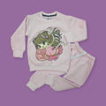 Pink Girls Barbie tracksuit