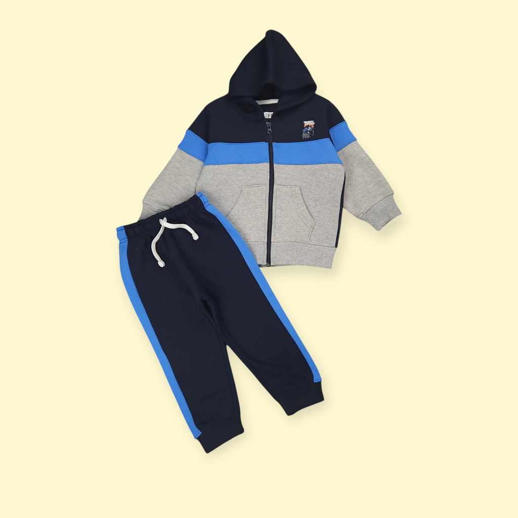 Boys Panel hoodies tracksuit