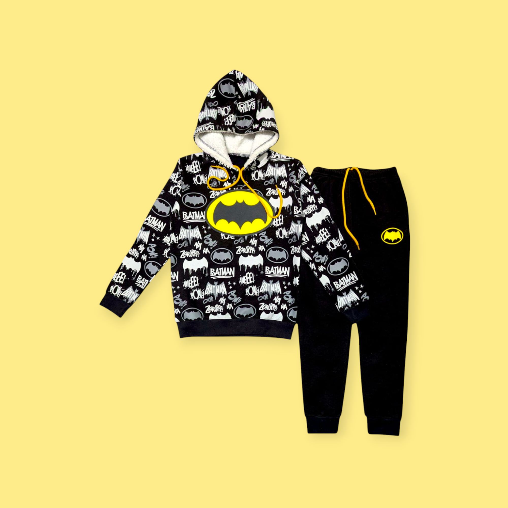 Black Batman Boys Tracksuit
